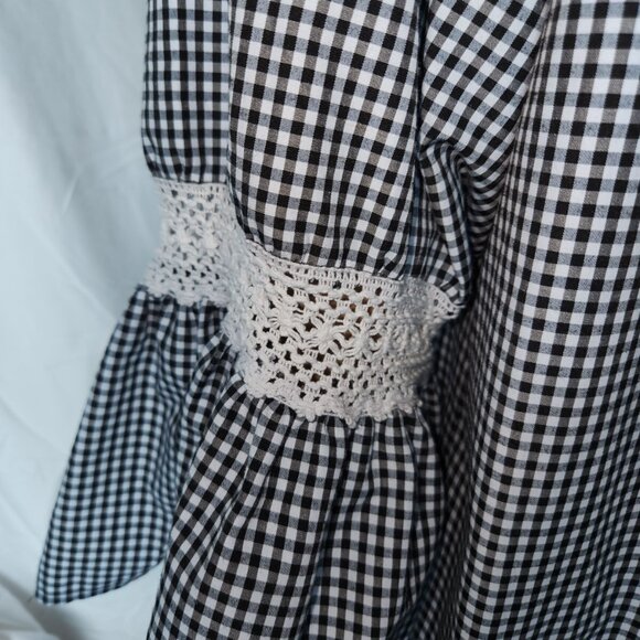 Women's 3X Boho, Hippie, Lacy, Large Bell Sleeves, Embordered Top cotton - Picture 14 of 16